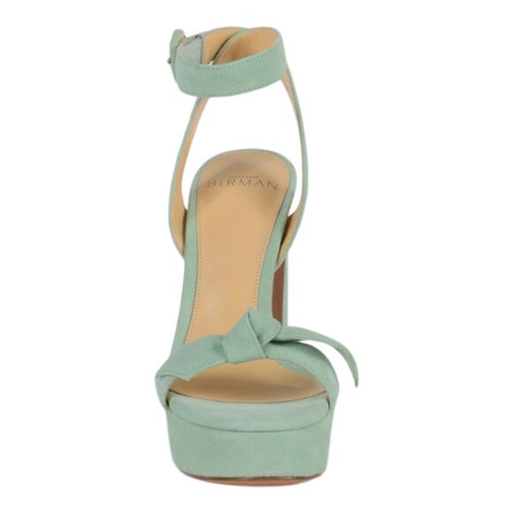 Alexandre Birman Clarita Curve 120 High Heel Sandals Green Womens - Picture 4 of 6